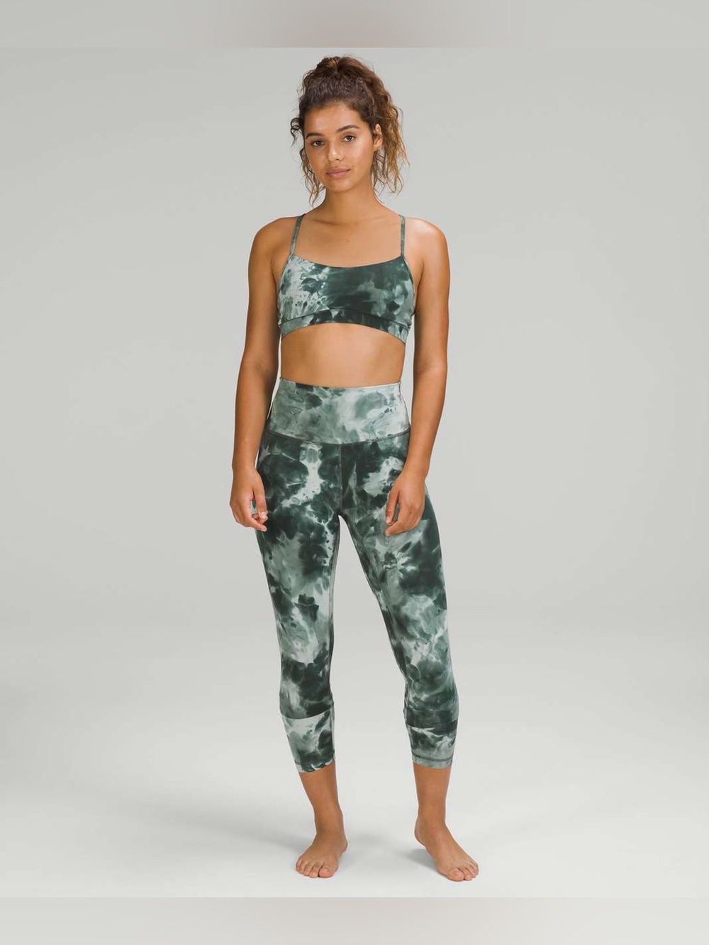 Lululemon Align Pocket/Flow Y Matching Set – Diamond Dye Starlight Smoked – 4